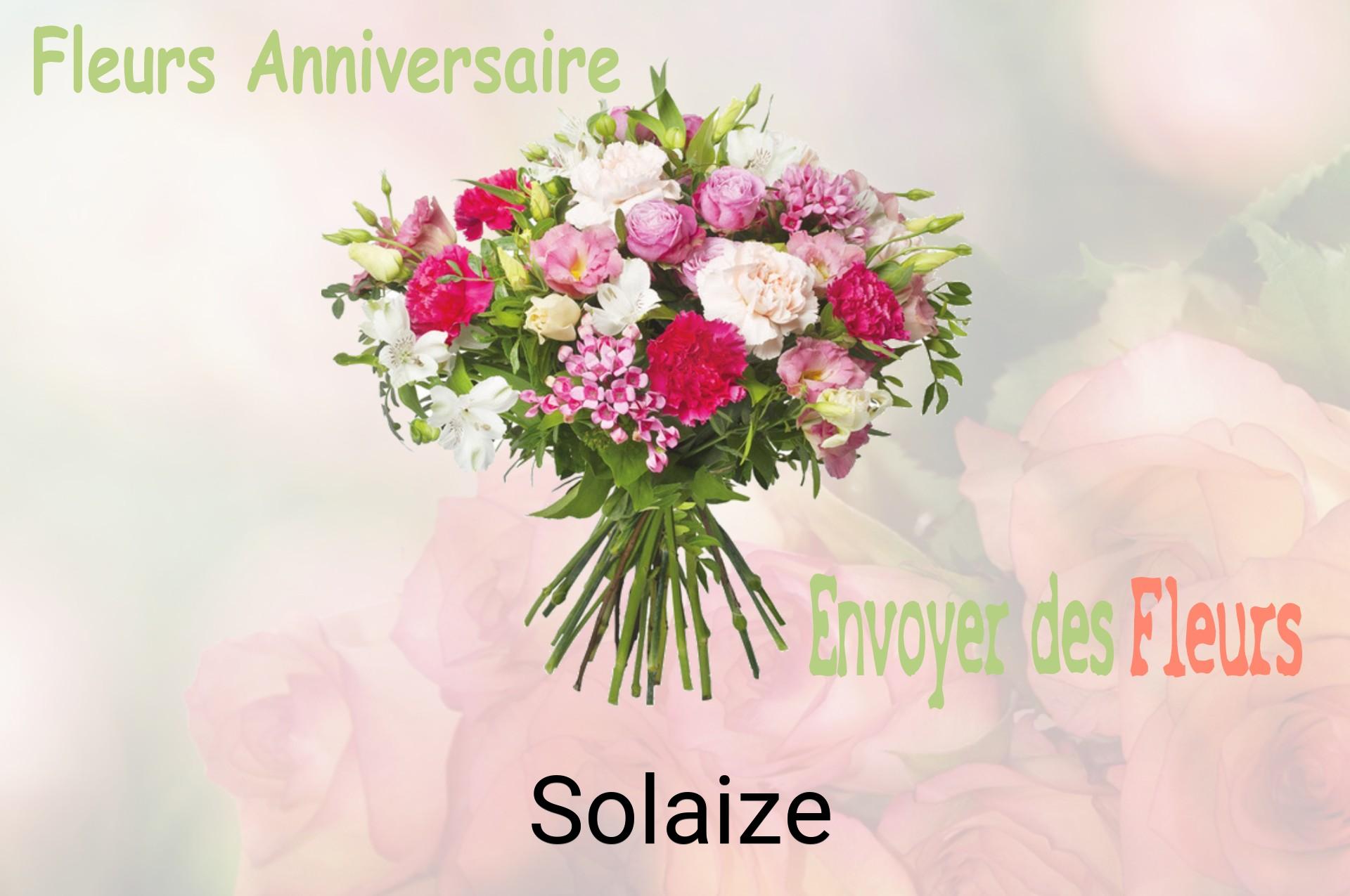 Bouquet de fleurs d’anniversaire livré à Solaize
